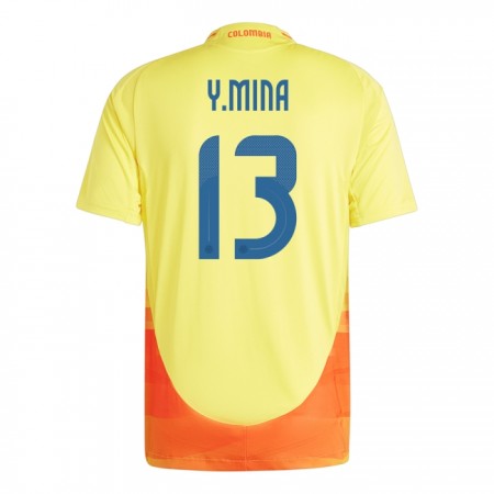 Virallinen pelipaita Kolumbia Yerry Mina 13 Koti 2024 Lyhythihainen - Miesten Virallinen pelipaita Kolumbia Yerry Mina 13 Koti 2024 Lyhythihainen - Miesten